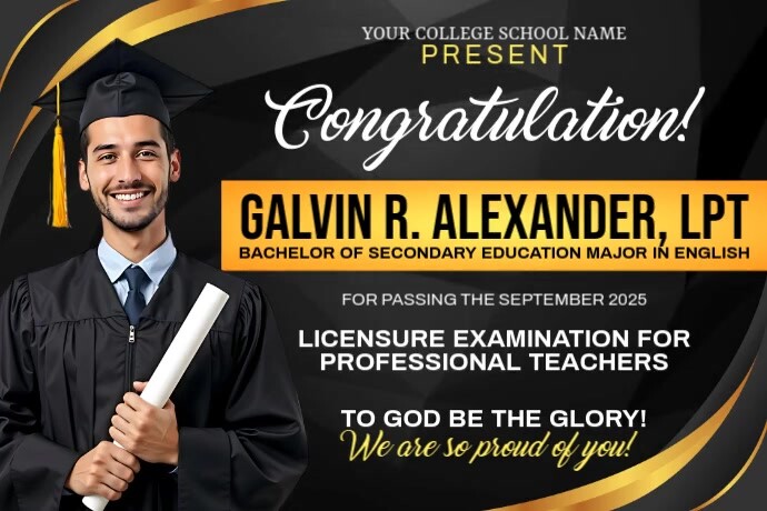 Layout Design For Graduation Graduation Congratulation Template | PosterMyWall
