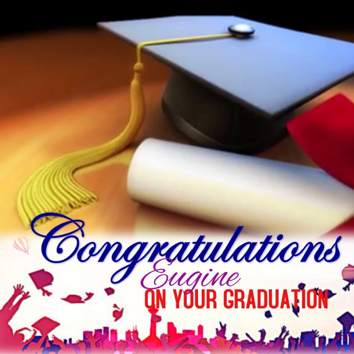 Graduation Template สี่เหลี่ยมจัตุรัส (1:1)