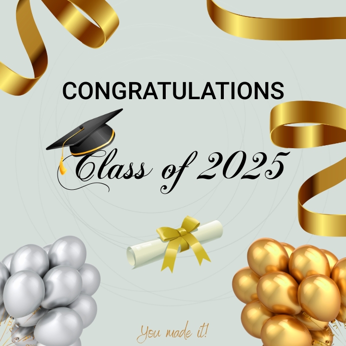 Graduation Template | PosterMyWall