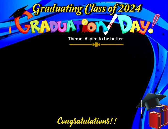 Graduation template Flyer (US Letter)
