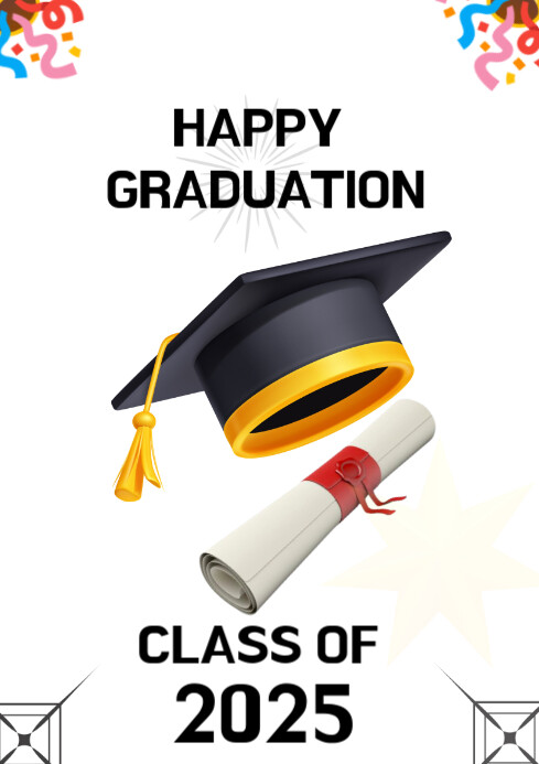 Graduation template | PosterMyWall