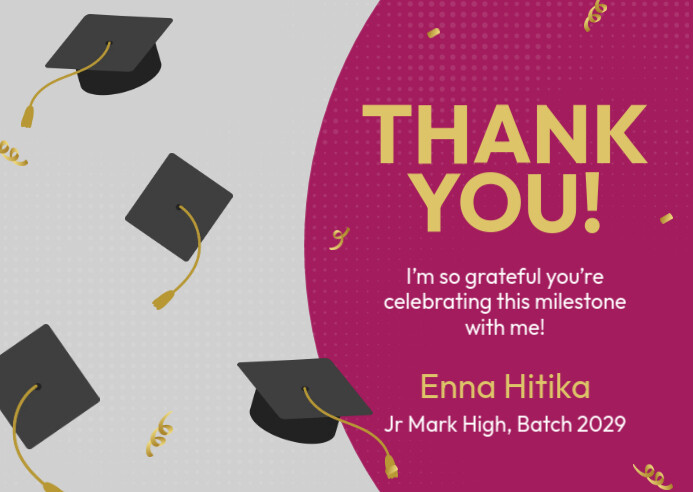 Gorgeous Thank You For Coming To My Graduation Party Background Digital Art Gorgeous Thank You For Coming To My Graduation Party Background Digital Art