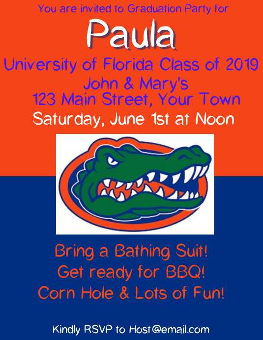 Uf Poster Template Uf Poster Template