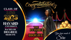 Graduation Video Display digitale (16:9) template