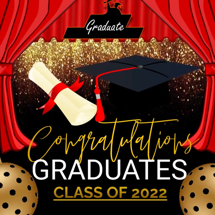 Graduation video Template | PosterMyWall