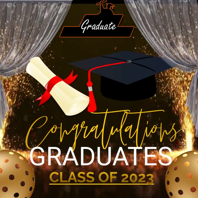 Graduation video Template PosterMyWall Graduation video Template PosterMyWall