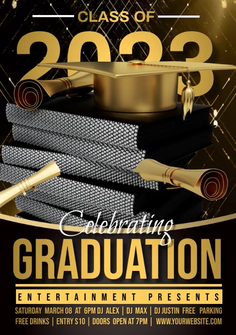 graduation video template | PosterMyWall