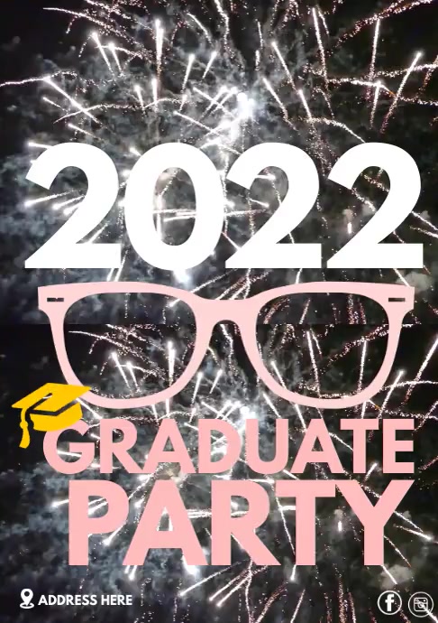 GRADUATION VIDEO TEMPLATE.E | PosterMyWall
