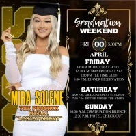 Graduation Weekend Day Instagram Post template