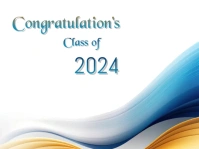 Graduation wish card Presentation template