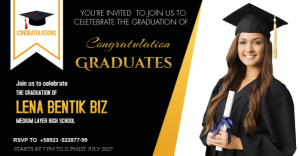 graduation wish Facebook Shared Image template