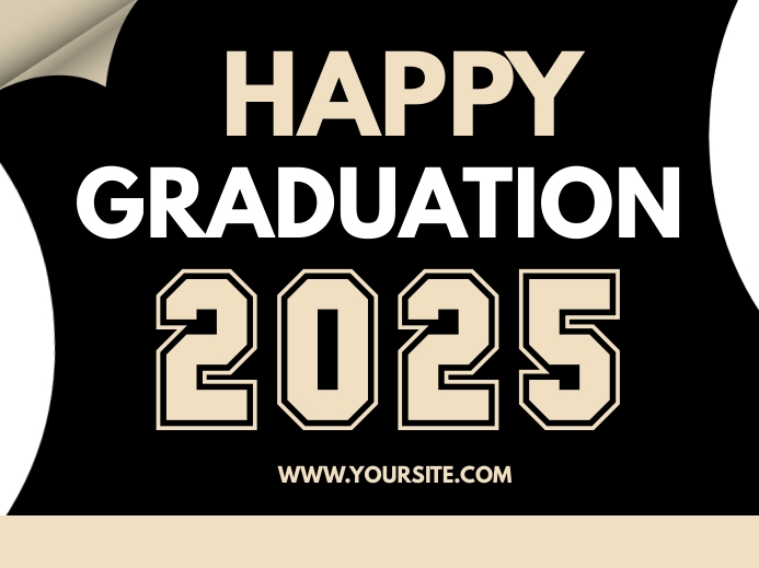 Graduation yard sign Template PosterMyWall