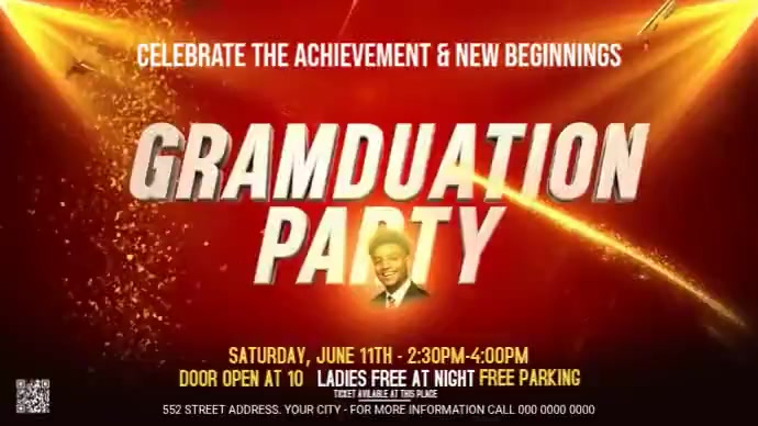 Graduations Party Template | PosterMyWall