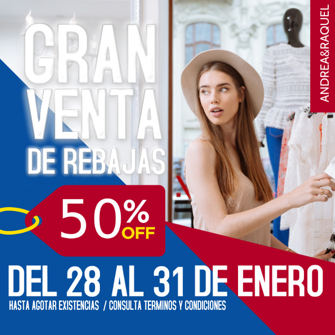GRAN VENTA DE LIQUIDACIÓN Instagram Post template