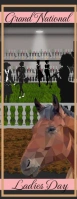 Grand National Ladies Day Media Página Carta template