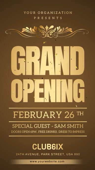 Grand Opening Ad Template | PosterMyWall