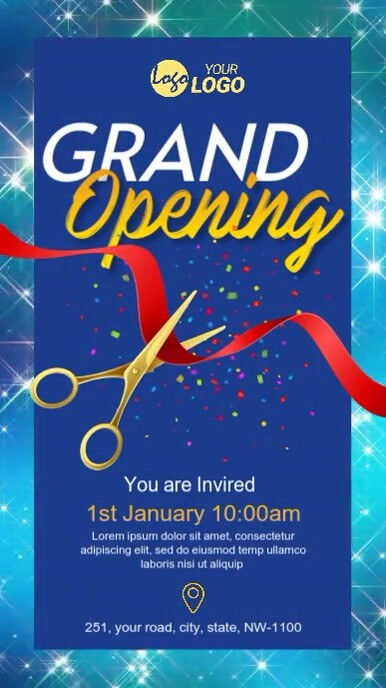 Grand Opening Ad Template | PosterMyWall