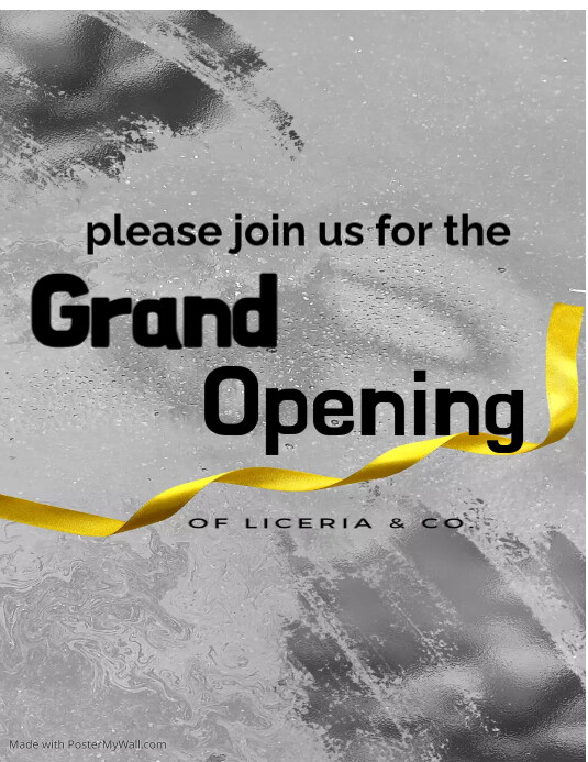 Grand opening ads Template | PosterMyWall