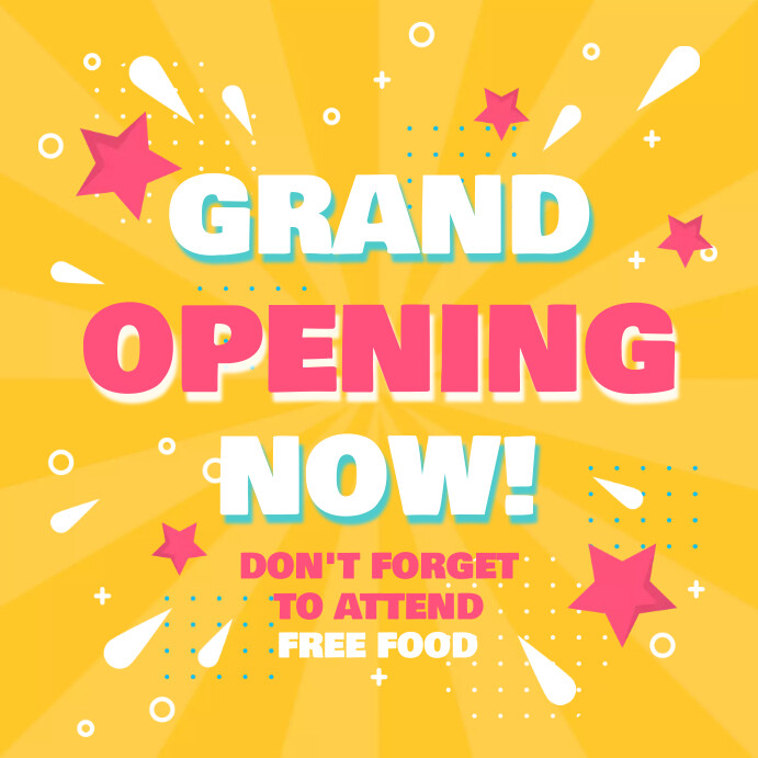 Grand Opening Announcement Design Template | PosterMyWall