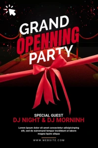 Grand Opening Banner template