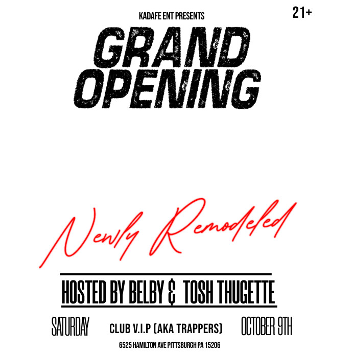 Grand opening base template | PosterMyWall