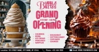 Grand Opening Bubble Bites Facebook Shared Image template