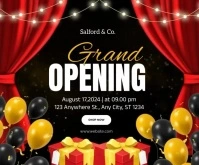 Grand opening bussines templates Rettangolo medio