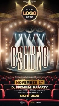 grand opening ceremony coming soon ad Instagram Story template