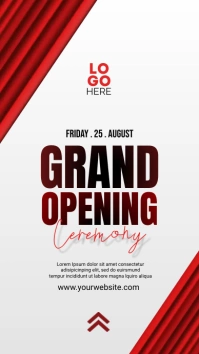 grand opening ceremony Instagram Story template