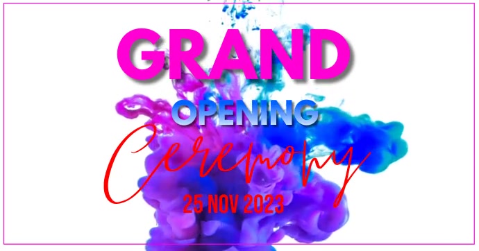 Grand opening ceremony Template | PosterMyWall