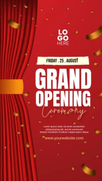 grand opening ceremony Instagram Story template