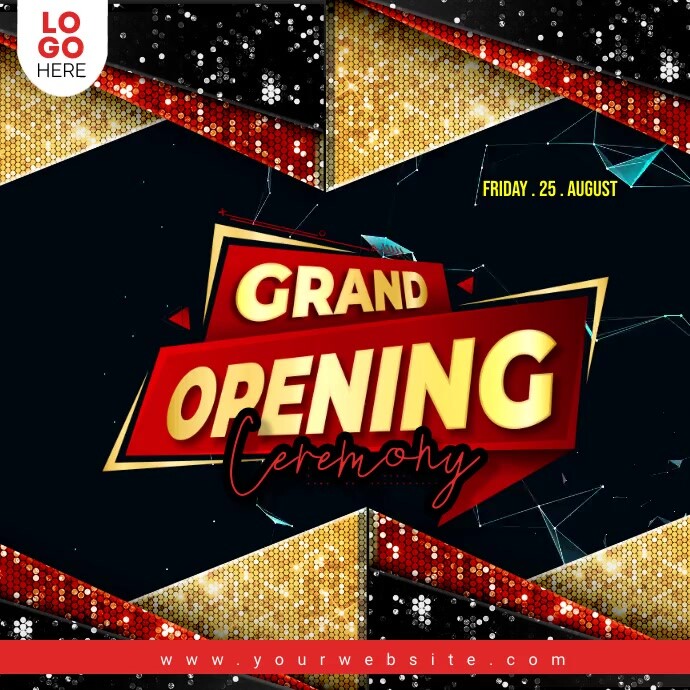 grand opening ceremony Template | PosterMyWall