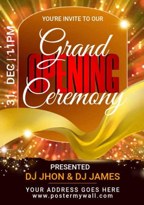 Opening Ceremony Program Template Program Design Of School Opening