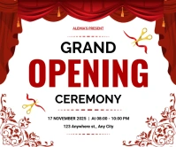 Grand opening ceremony Groot Reghoek template