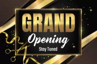 Grand opening ceremony templates Label