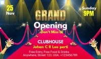 Grand opening ceremony video animation Tag template