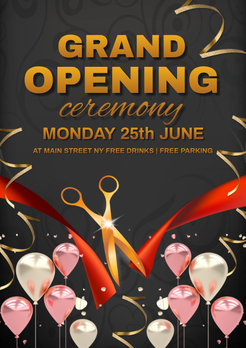 grand opening Template | PosterMyWall