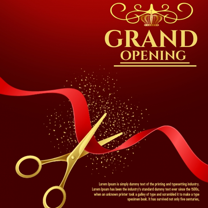 grand opening Template PosterMyWall