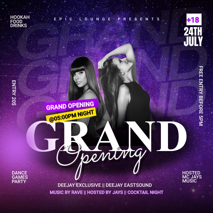 Grand opening Iphosti le-Instagram template