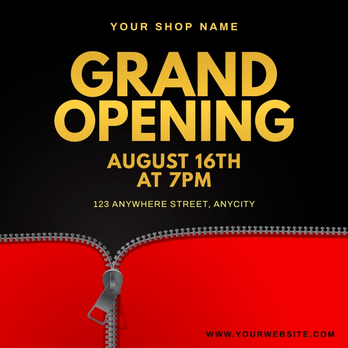 Grand Opening Template | PosterMyWall
