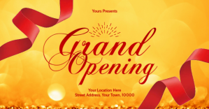 Grand Opening template