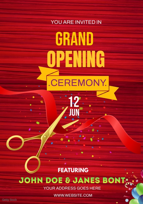Grand opening Template | PosterMyWall
