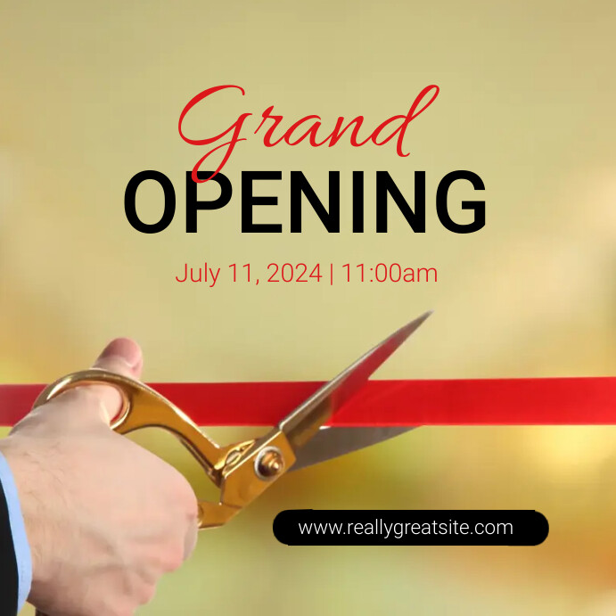 Grand Opening Template | PosterMyWall