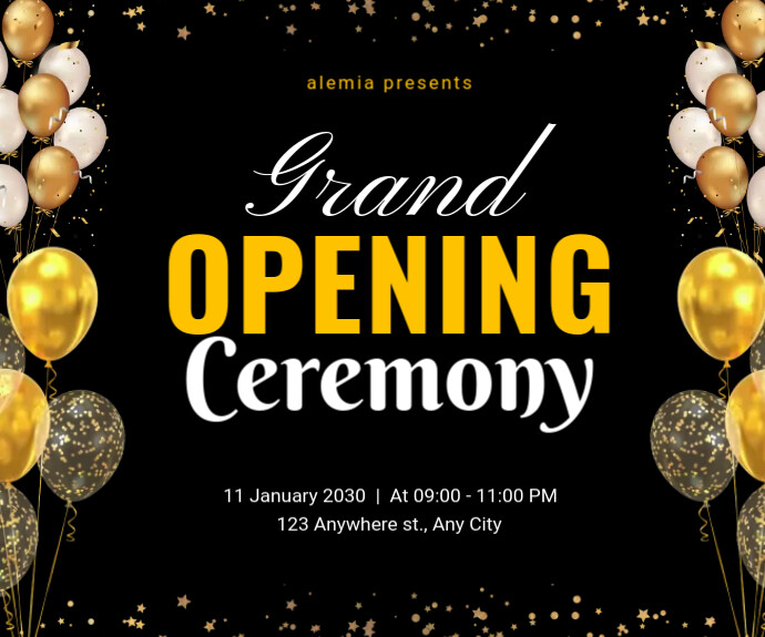 Grand Opening Event Examples Grand Opening Template | PosterMyWall