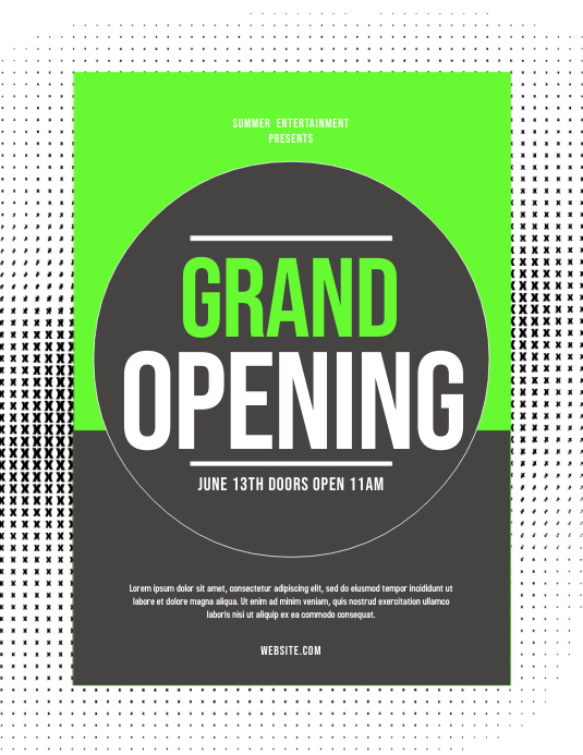 Grand Opening Template PosterMyWall