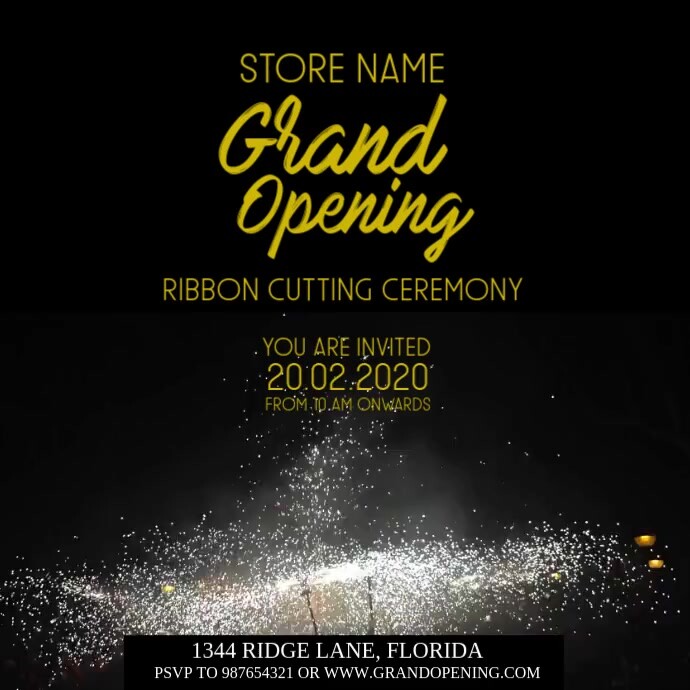 Grand Opening Template Word Portal Tutorials