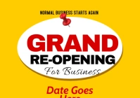 Grand Opening A2 template