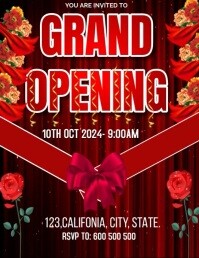 Grand opening design template flyer | PosterMyWall