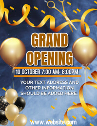 Grand opening design template flyer | PosterMyWall