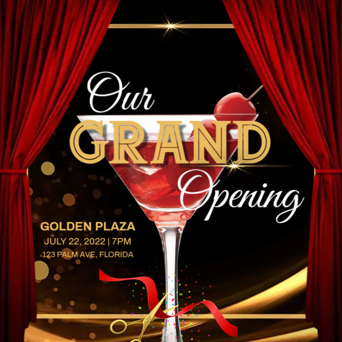 Grand Opening Event Examples Grand Opening Event Template | PosterMyWall